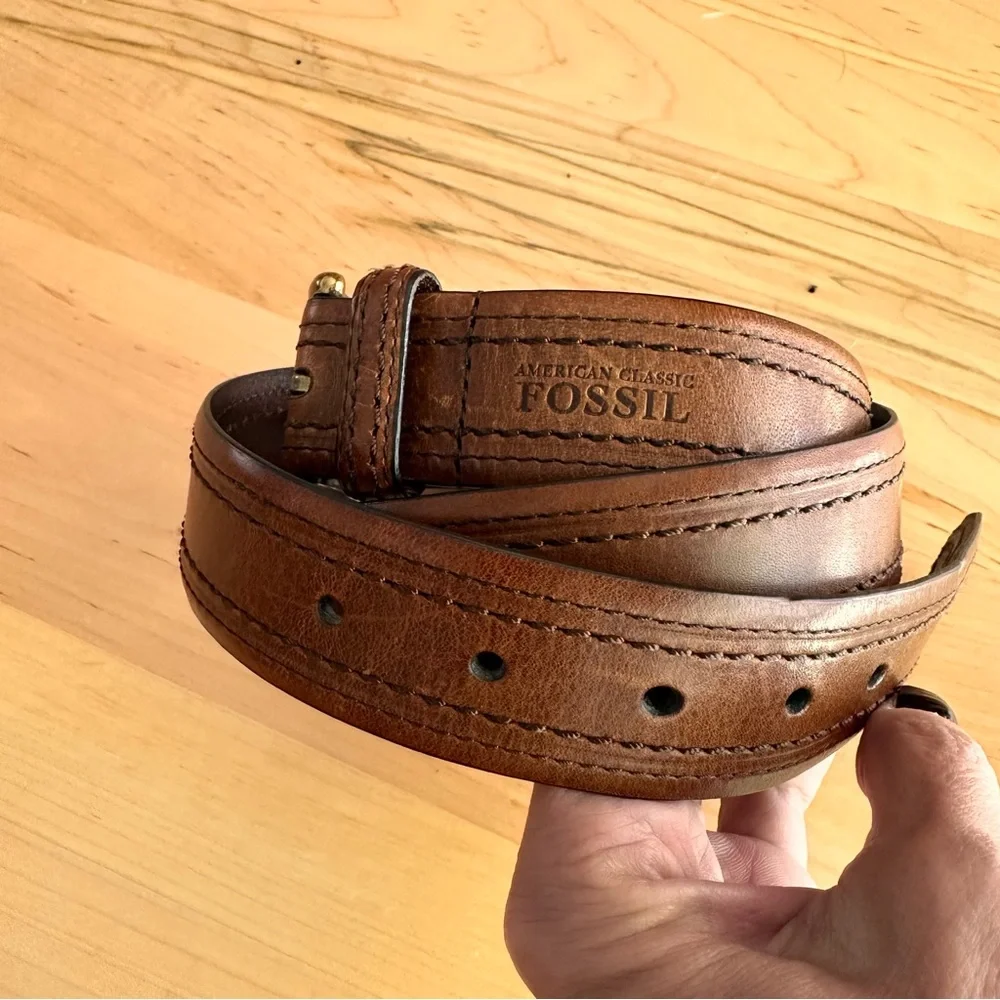 Fossil American classic genuine leather belt 34